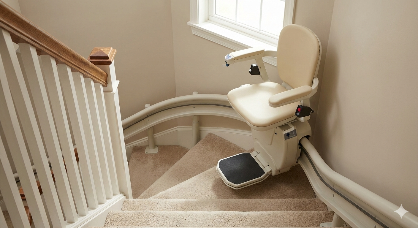 Home2stay Freecurve Curved Stair Lift
